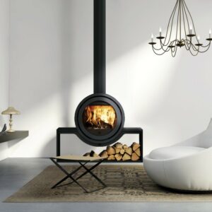 Poêles à bois Odin Front sur banc