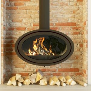 Fonte Flamme - Poêles à bois Oval Front Wall