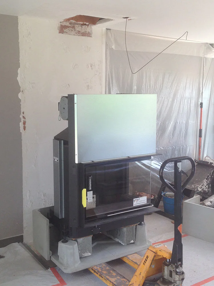 Installation insert bois Challans