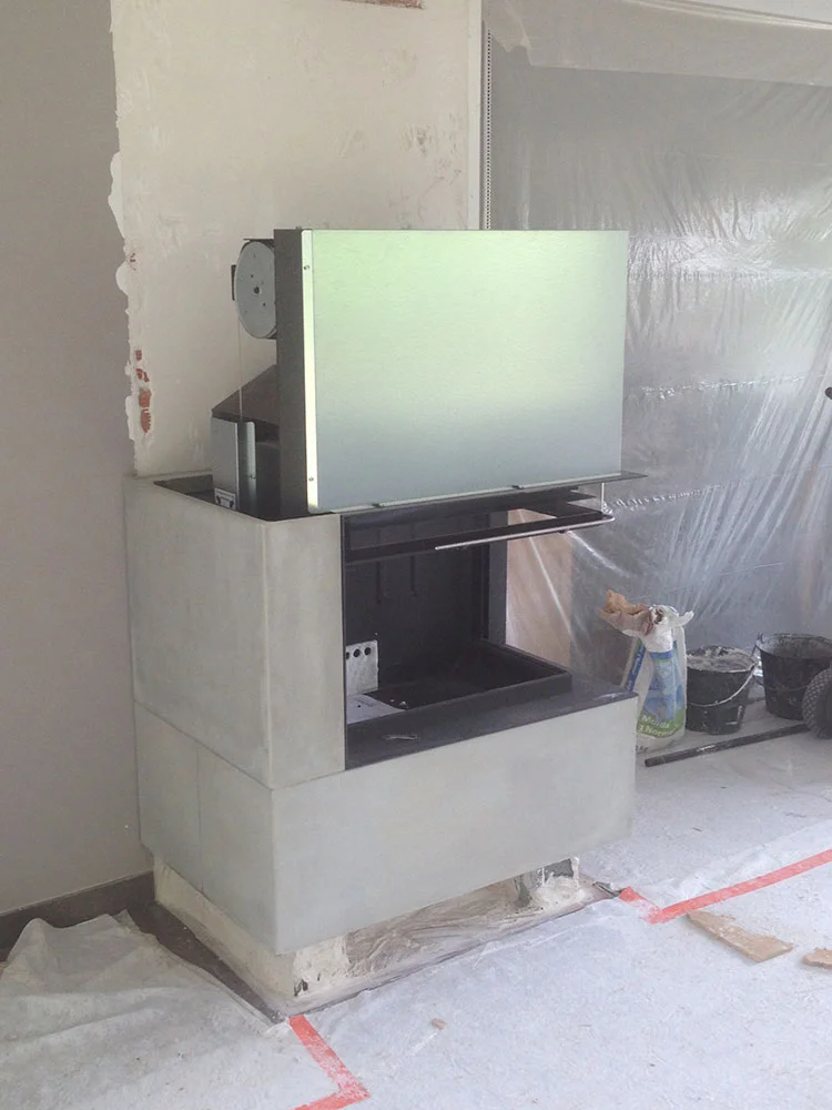 Installation insert a bois Challans