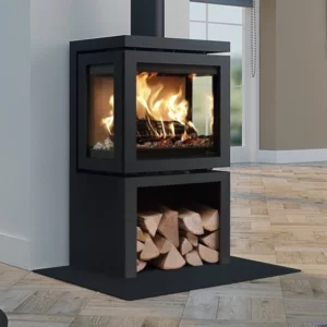 poele-a-bois-vidar-triple-small-store- fonte flamme