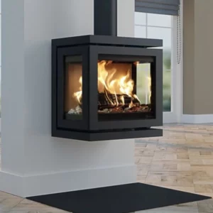 poele-a-bois-vidar-triple-small-wall fonte flamme