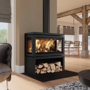 Poêle à bois Fonte Flamme Vidar Triple Large Wall