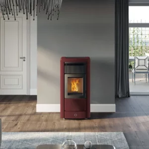 Poele-a-granules-canalisable-Edilkamin-EK63-Monday-130-Evo Flamme de Jade