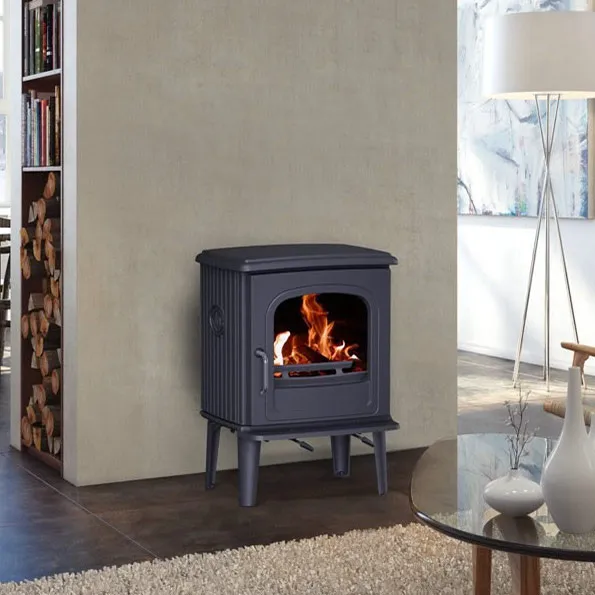 poele-a-bois-55-cb-laque-anthracite Fonte Flamme