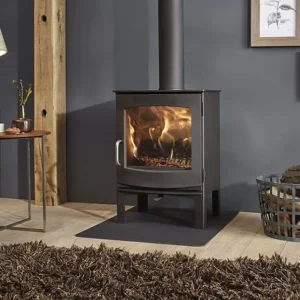 poele-a-bois-ivar-5-low fonte flamme