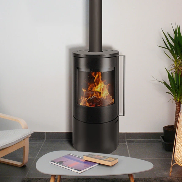 poele-a-bois-karbon fonte flamme