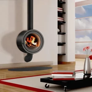 poeles-a-bois-odin-front-wall fonte flamme