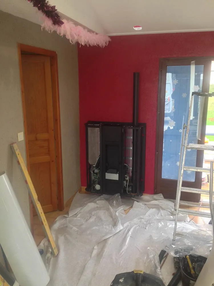 installation poele a pellet à Pornic par Flammes de Jade