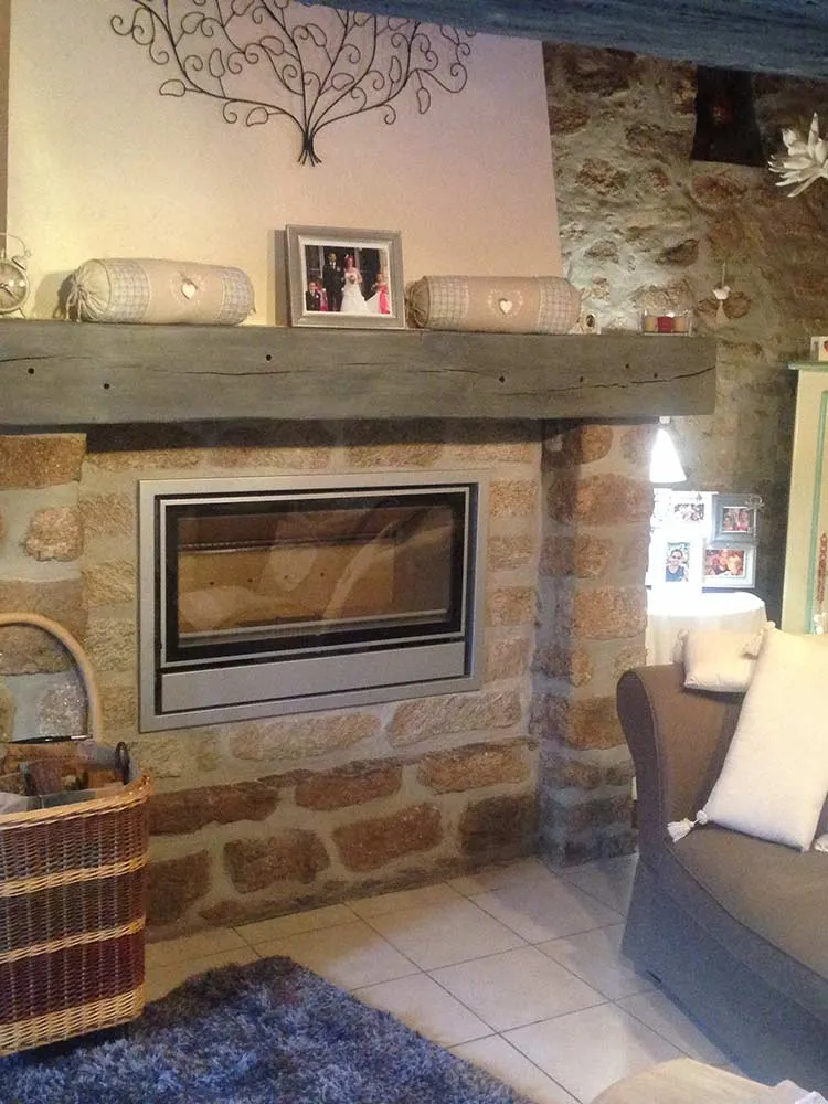 Installation Insert à bois à Saint-Malo-de-Guersac par Flammes de Jade