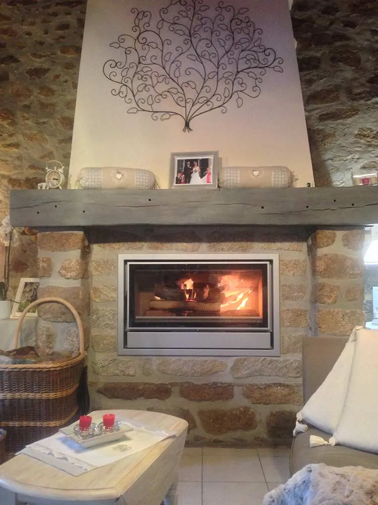 Installation Insert à bois à Saint-Malo-de-Guersac par Flammes de Jade